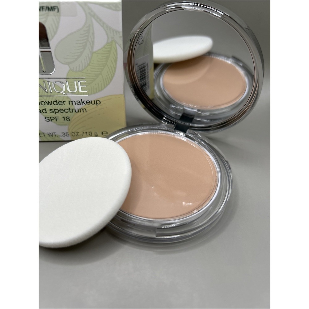 Clinique Almost Powder Makeup Broad Spectrum SPF 18 02 Neutral Fair(VF/MF) .35oz - Picture 3 of 9